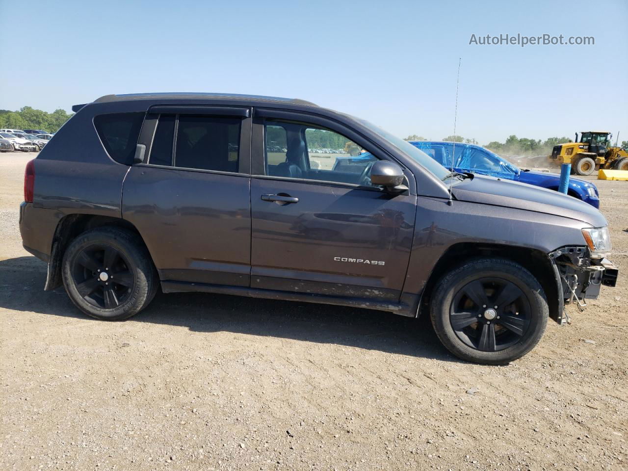 2014 Jeep Compass Latitude Черный vin: 1C4NJDEB6ED824900