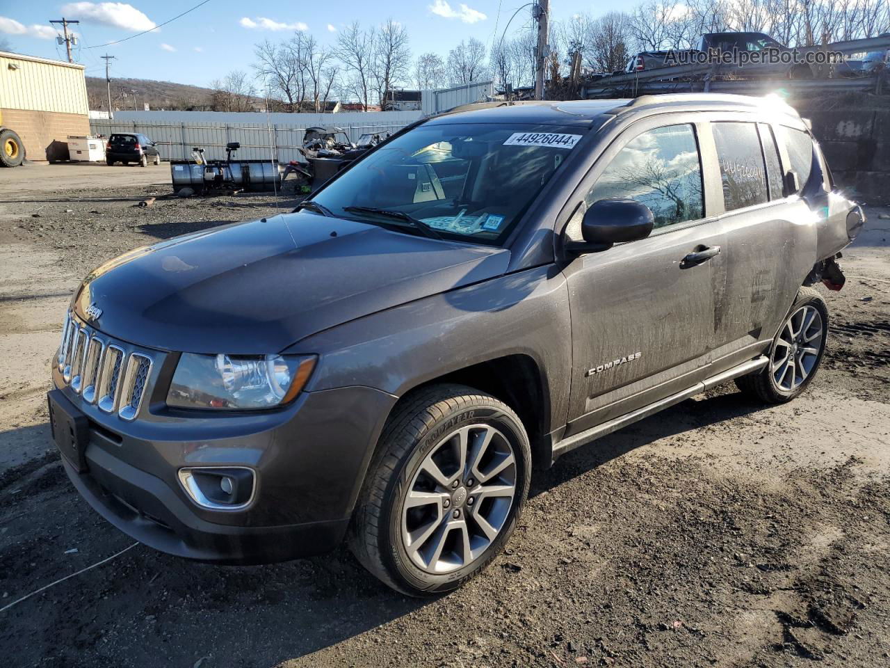 2016 Jeep Compass Latitude Charcoal vin: 1C4NJDEB6GD534126