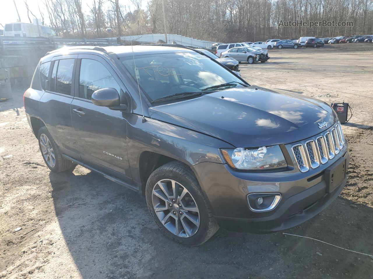 2016 Jeep Compass Latitude Charcoal vin: 1C4NJDEB6GD534126