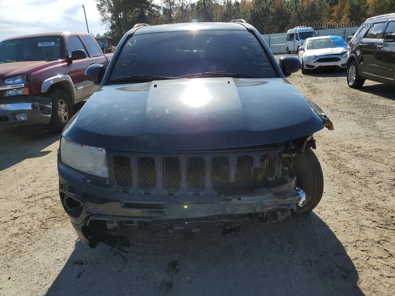 2013 Jeep Compass Latitude Black vin: 1C4NJDEB7DD158497