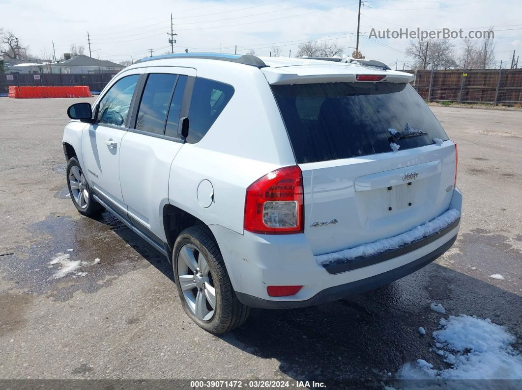 2013 Jeep Compass Latitude White vin: 1C4NJDEB7DD164381