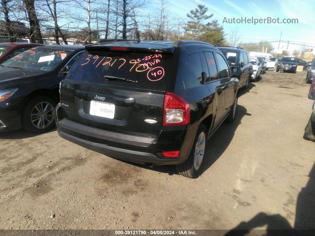 2013 Jeep Compass Latitude Black vin: 1C4NJDEB7DD207634