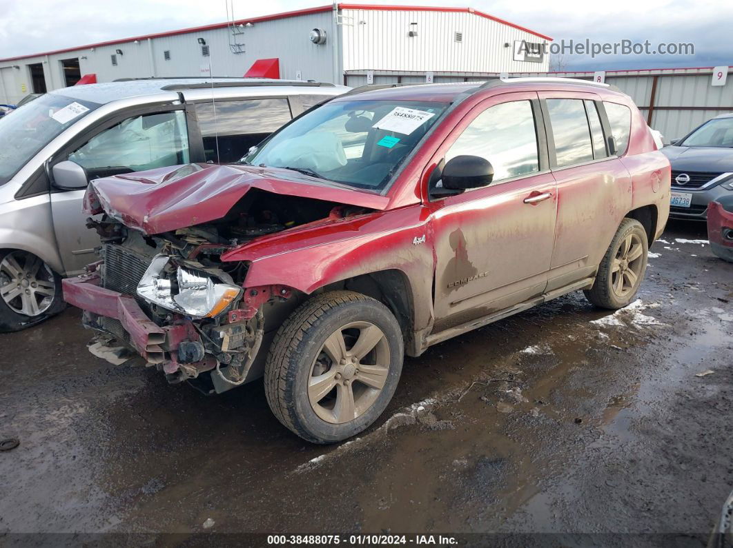 2013 Jeep Compass Latitude Бордовый vin: 1C4NJDEB7DD237104