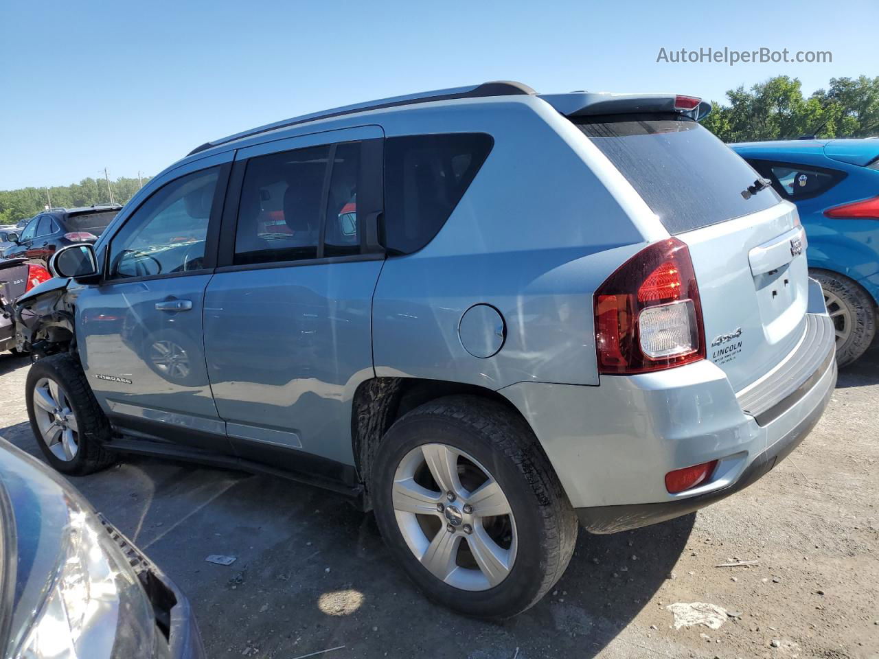 2014 Jeep Compass Latitude Blue vin: 1C4NJDEB7ED521382