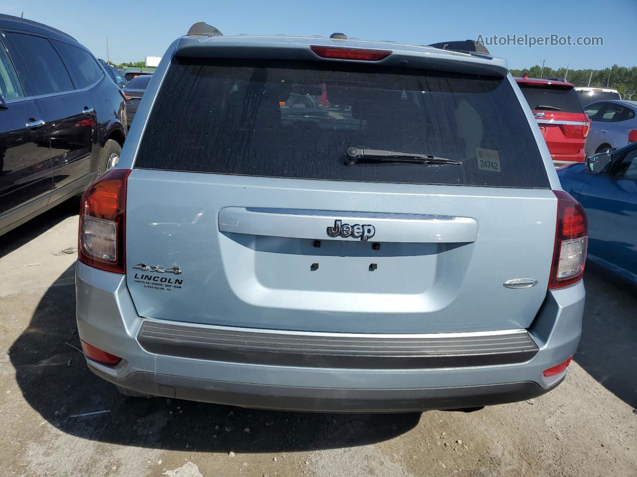 2014 Jeep Compass Latitude Blue vin: 1C4NJDEB7ED521382