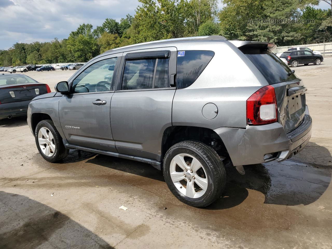 2014 Jeep Compass Latitude Gray vin: 1C4NJDEB7ED575698