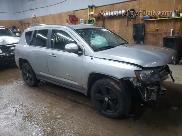 2014 Jeep Compass Latitude Silver vin: 1C4NJDEB7ED880764