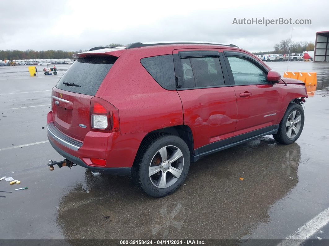 2016 Jeep Compass High Altitude Edition Red vin: 1C4NJDEB7GD658485