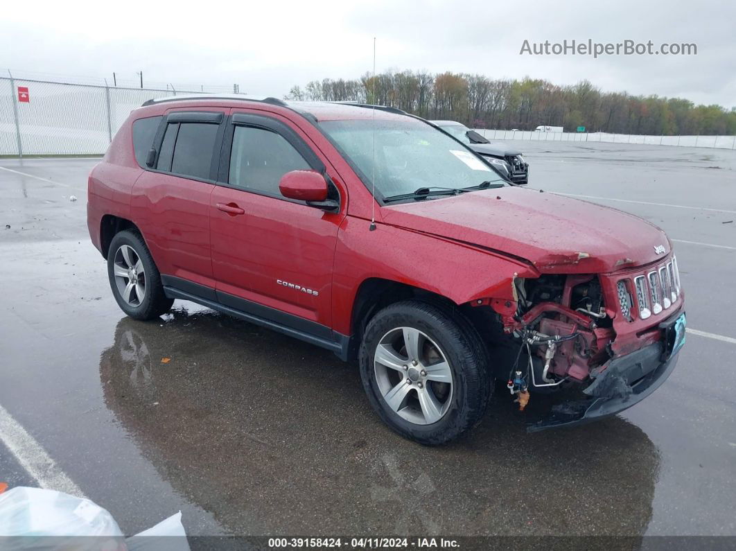 2016 Jeep Compass High Altitude Edition Красный vin: 1C4NJDEB7GD658485