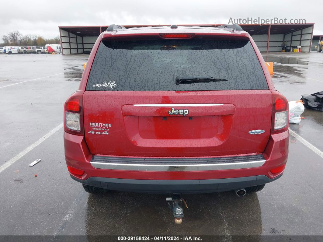 2016 Jeep Compass High Altitude Edition Red vin: 1C4NJDEB7GD658485