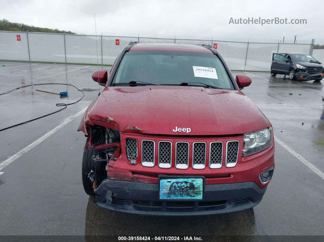 2016 Jeep Compass High Altitude Edition Red vin: 1C4NJDEB7GD658485