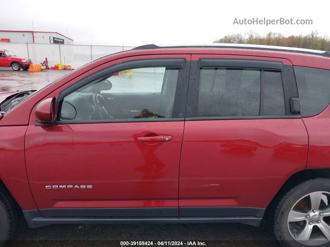 2016 Jeep Compass High Altitude Edition Red vin: 1C4NJDEB7GD658485