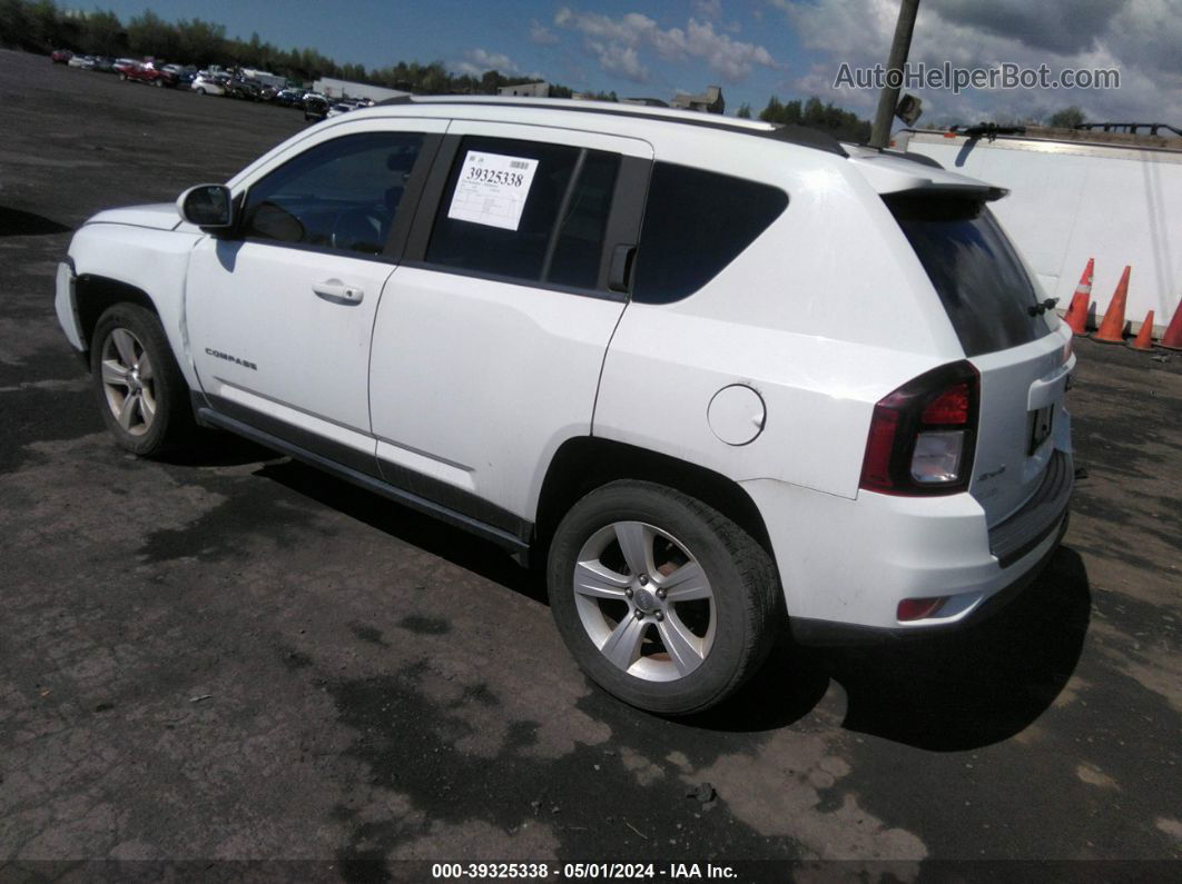 2016 Jeep Compass Latitude White vin: 1C4NJDEB7GD662908