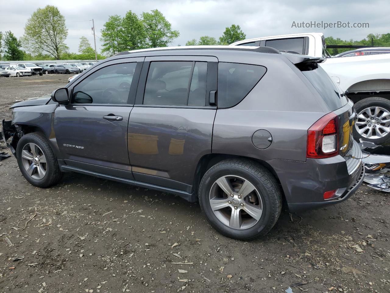 2016 Jeep Compass Latitude Charcoal vin: 1C4NJDEB7GD724310