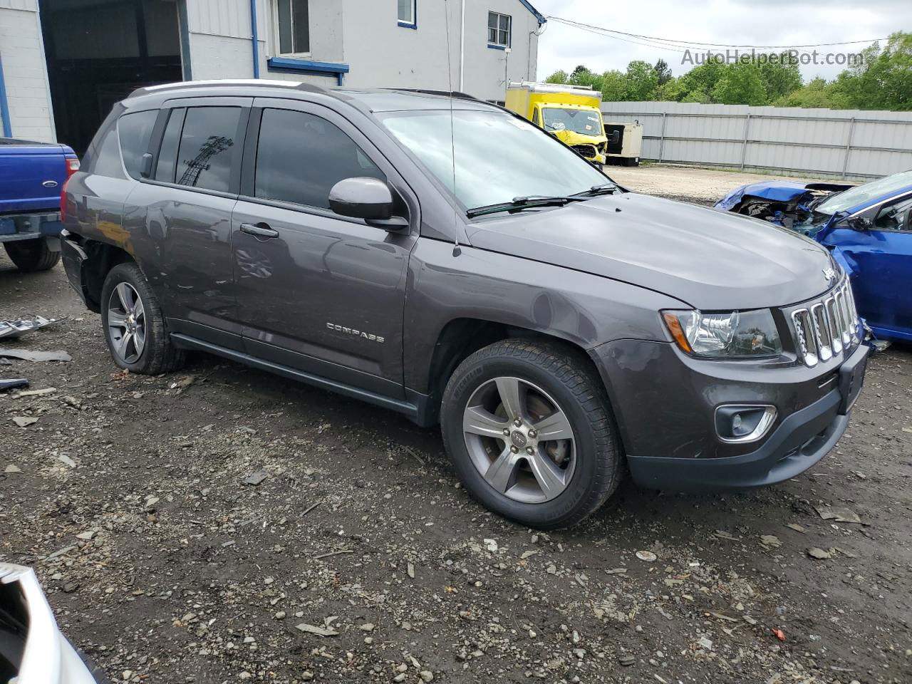 2016 Jeep Compass Latitude Charcoal vin: 1C4NJDEB7GD724310