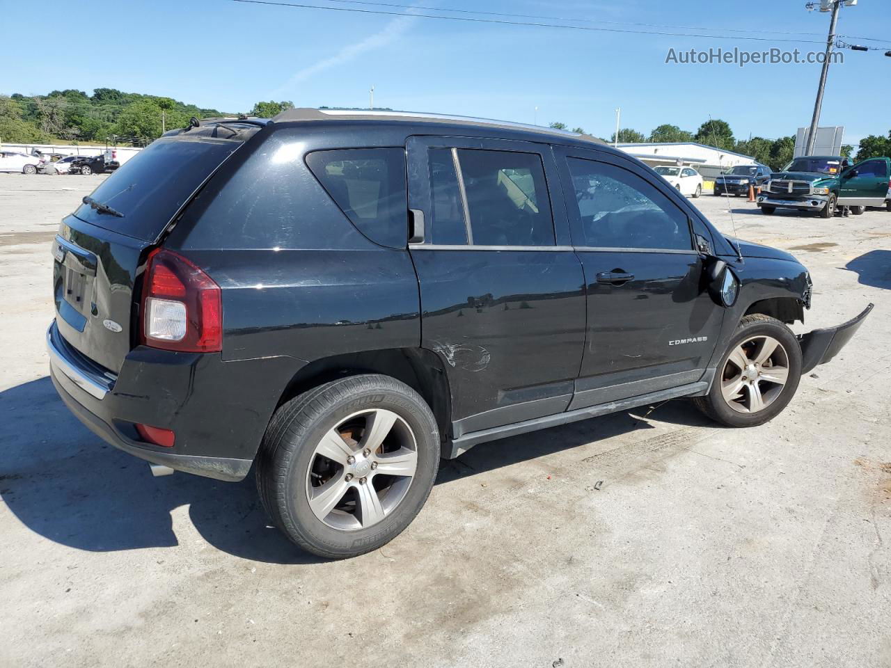 2016 Jeep Compass Latitude Black vin: 1C4NJDEB7GD730107