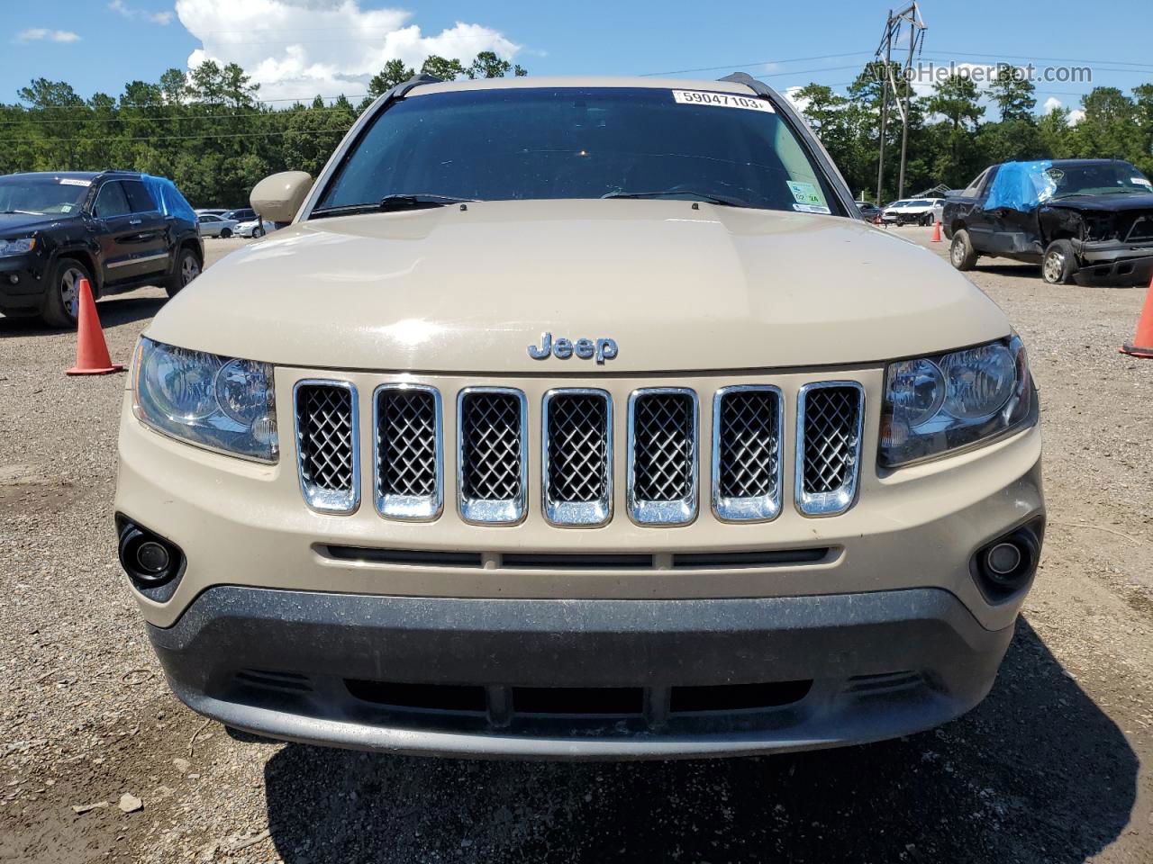 2016 Jeep Compass Latitude Tan vin: 1C4NJDEB7GD746534