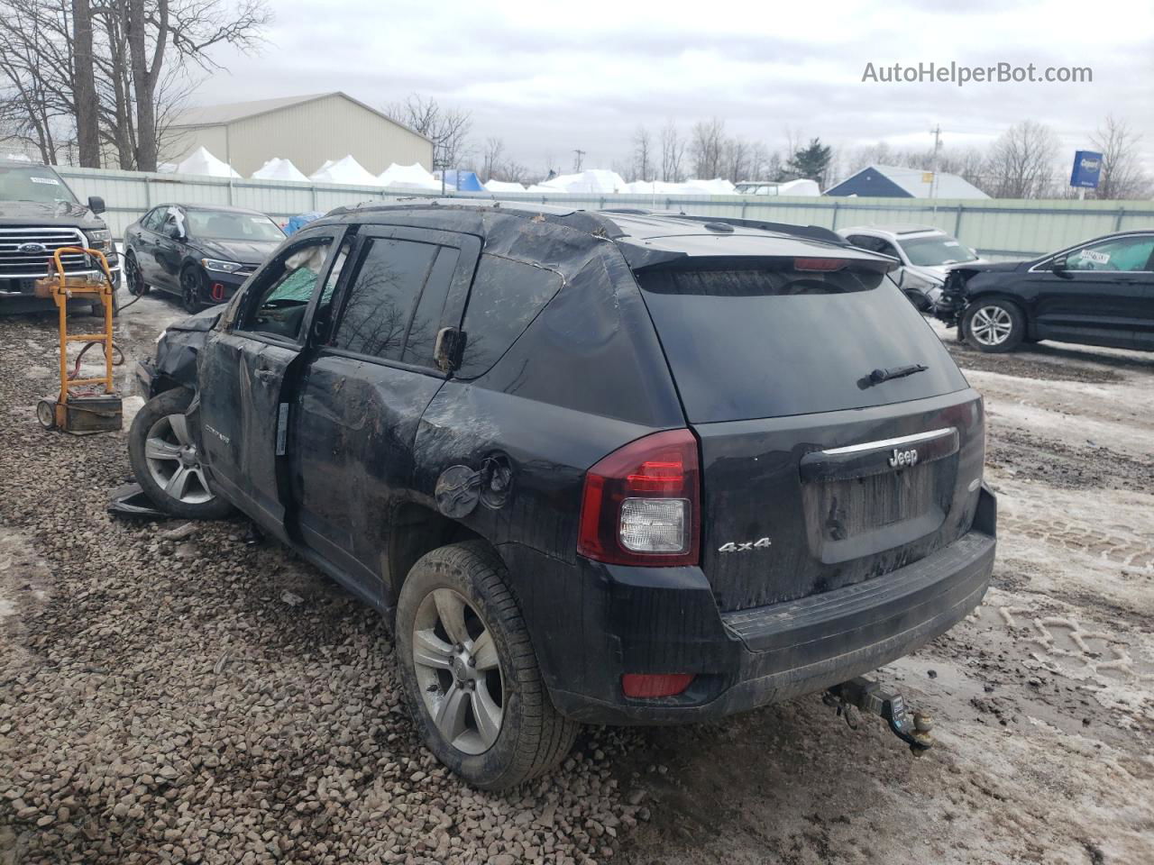 2016 Jeep Compass Latitude Серый vin: 1C4NJDEB7GD783048