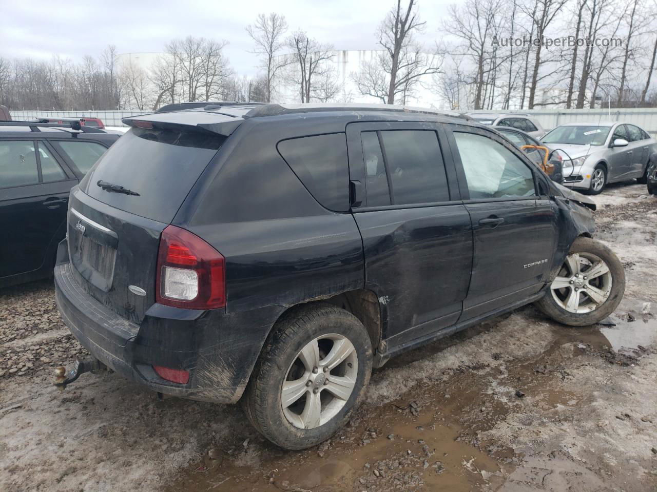 2016 Jeep Compass Latitude Серый vin: 1C4NJDEB7GD783048