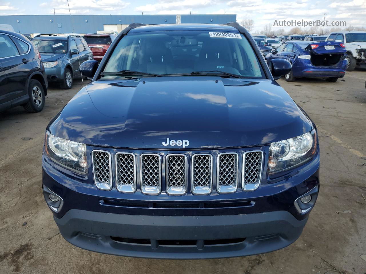 2016 Jeep Compass Latitude Blue vin: 1C4NJDEB7GD795751