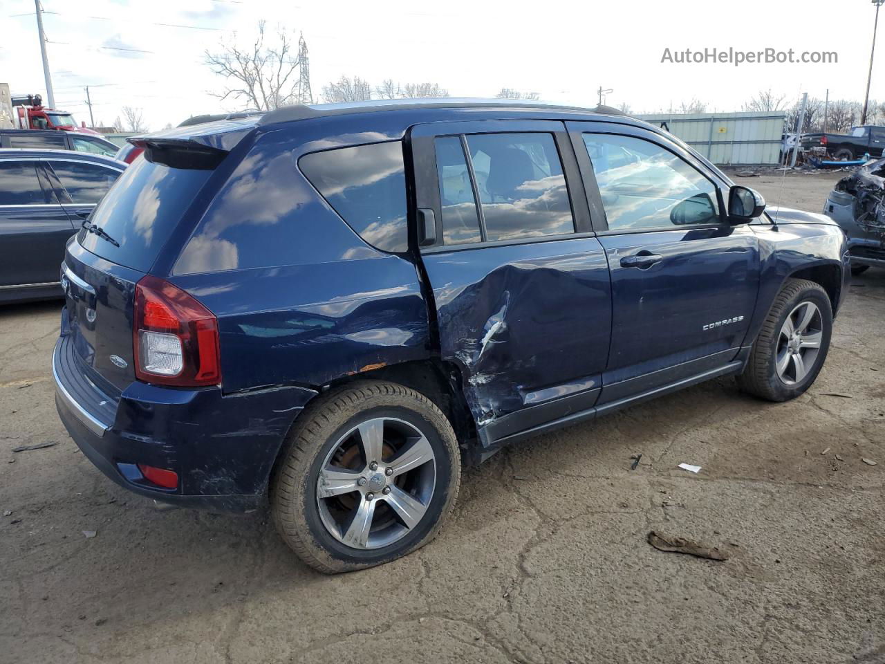 2016 Jeep Compass Latitude Синий vin: 1C4NJDEB7GD795751