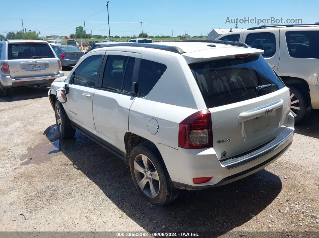 2016 Jeep Compass High Altitude Edition White vin: 1C4NJDEB7GD799279