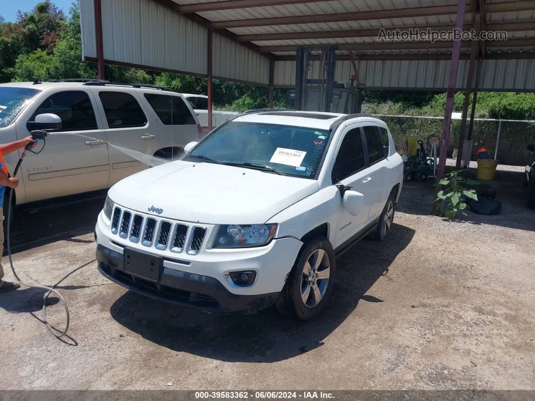 2016 Jeep Compass High Altitude Edition White vin: 1C4NJDEB7GD799279