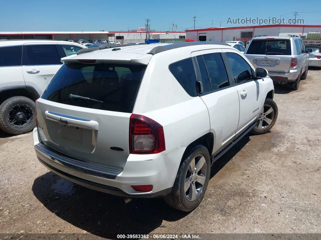 2016 Jeep Compass High Altitude Edition White vin: 1C4NJDEB7GD799279