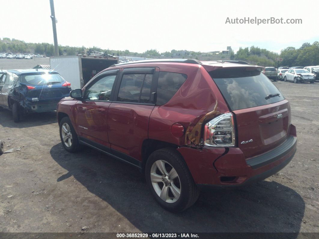 2013 Jeep Compass Latitude Red vin: 1C4NJDEB8DD119126