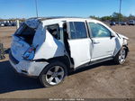 2013 Jeep Compass Latitude White vin: 1C4NJDEB8DD222384