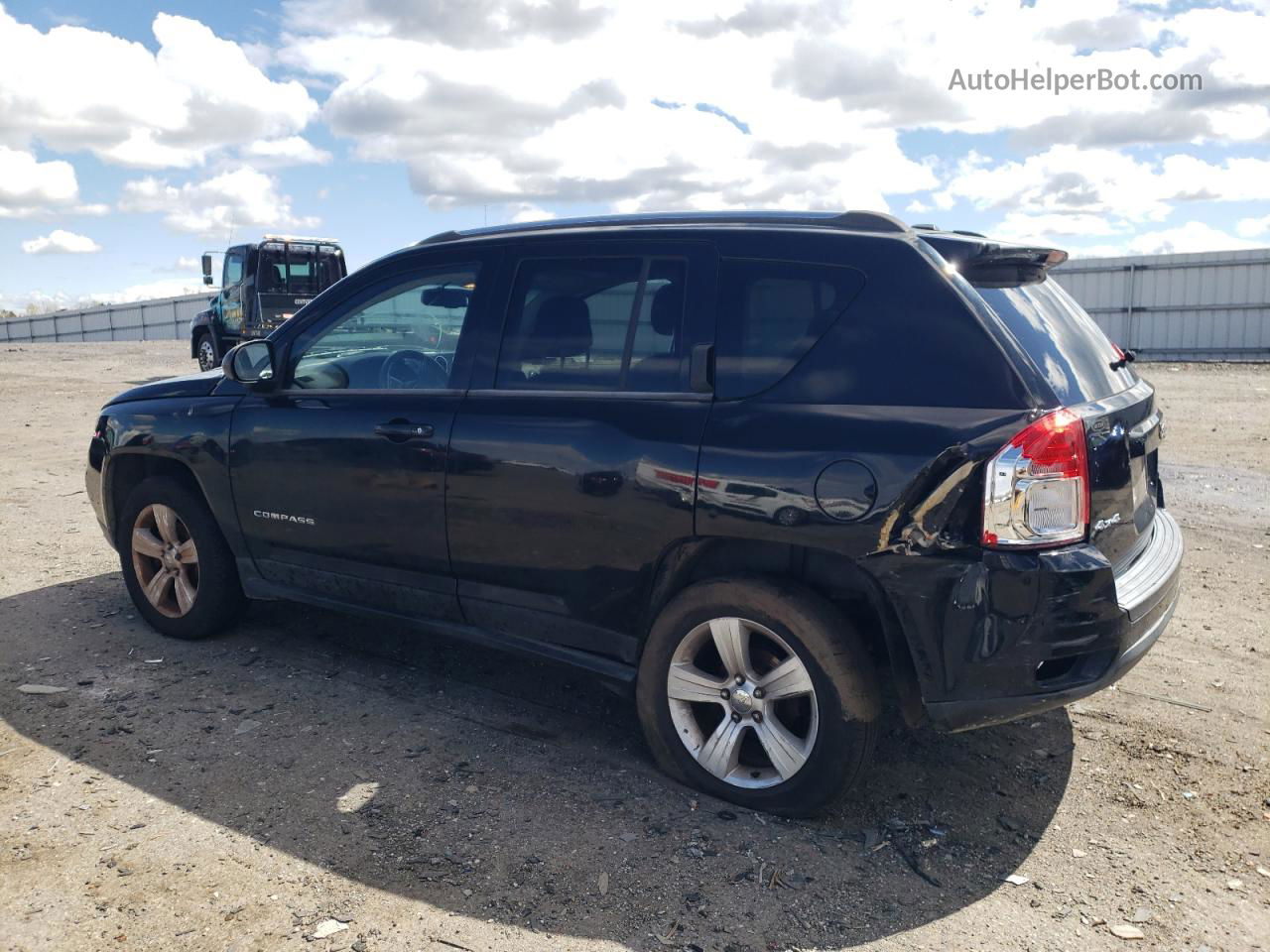 2013 Jeep Compass Latitude Черный vin: 1C4NJDEB8DD253411