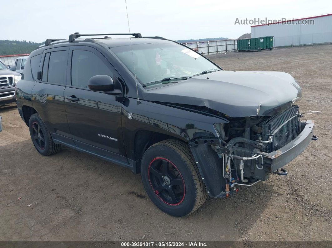 2014 Jeep Compass Latitude Black vin: 1C4NJDEB8ED629591