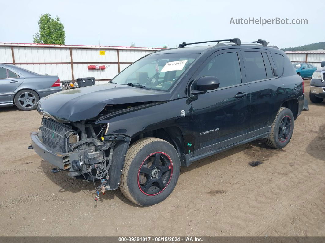 2014 Jeep Compass Latitude Черный vin: 1C4NJDEB8ED629591