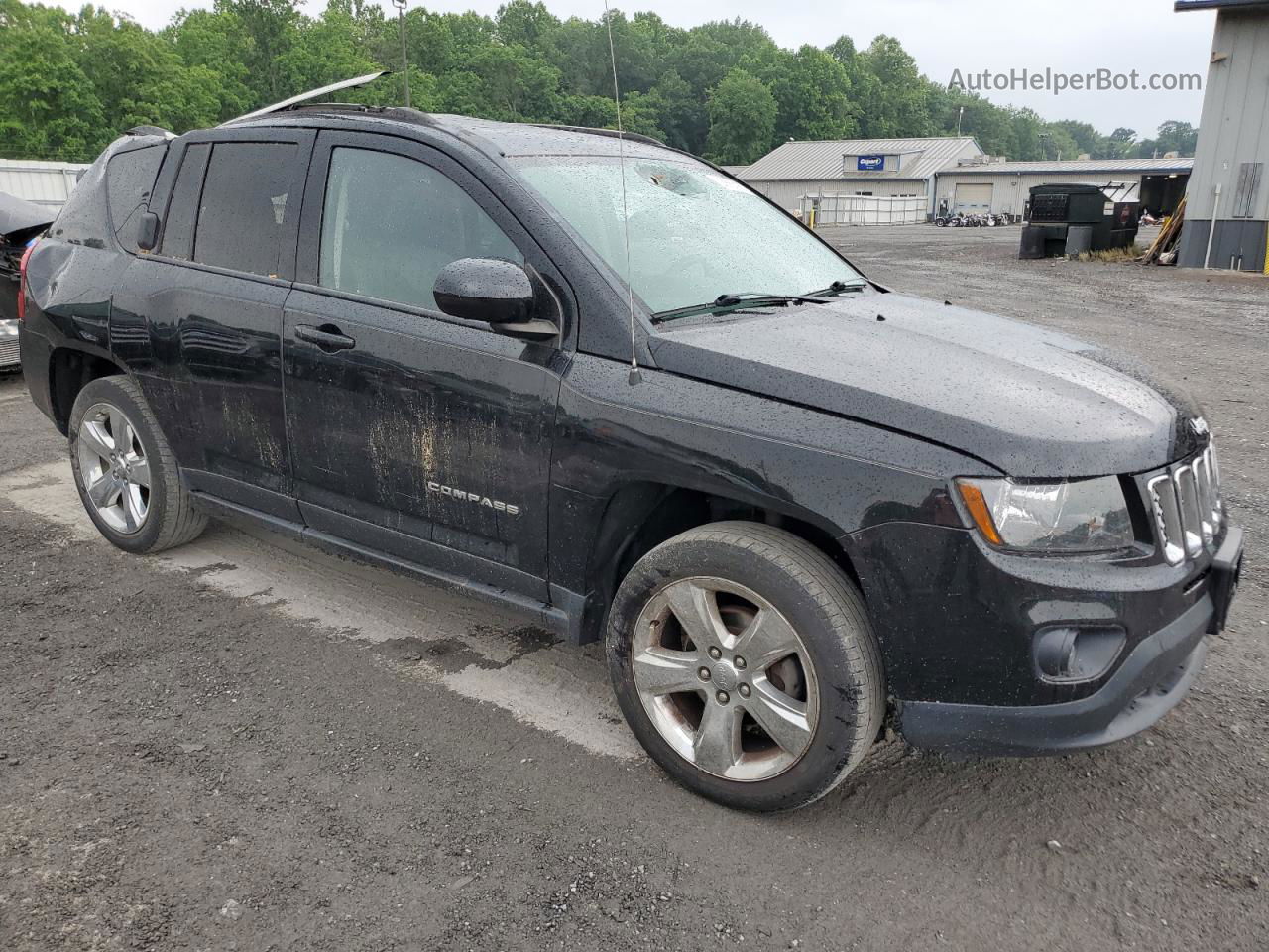 2014 Jeep Compass Latitude Black vin: 1C4NJDEB8ED685093