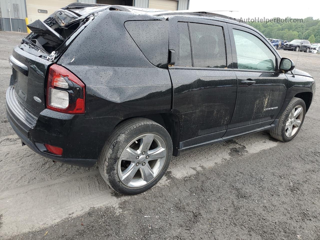 2014 Jeep Compass Latitude Черный vin: 1C4NJDEB8ED685093