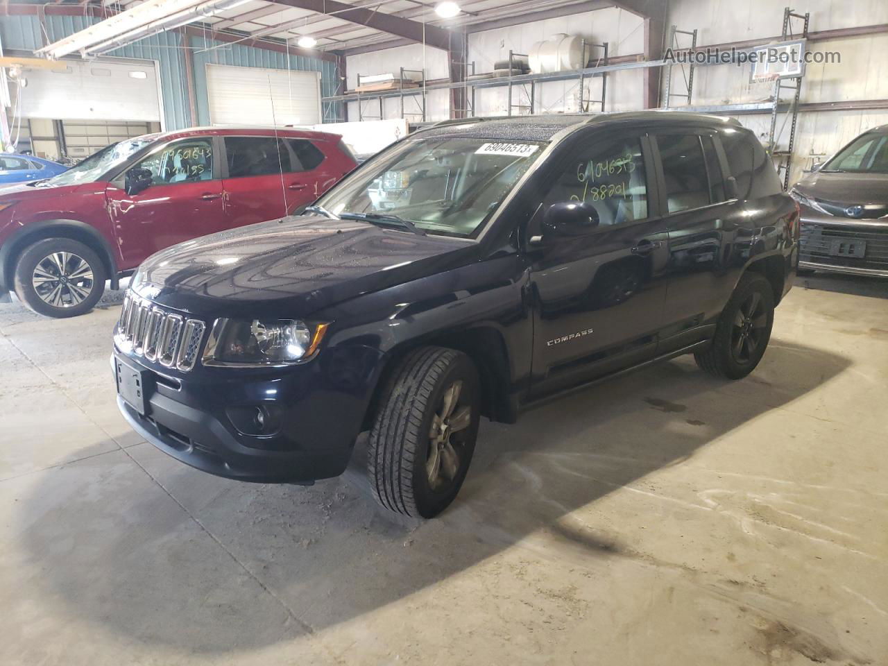 2014 Jeep Compass Latitude Black vin: 1C4NJDEB8ED699074