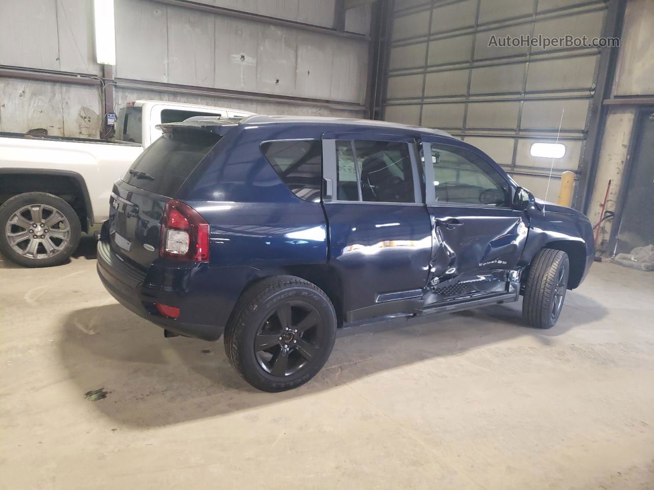 2014 Jeep Compass Latitude Black vin: 1C4NJDEB8ED699074