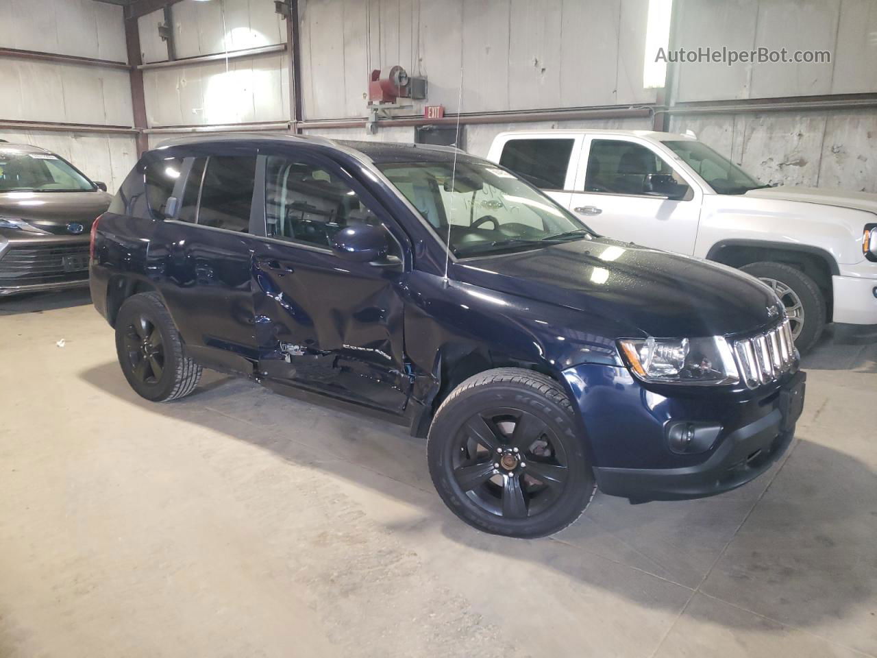 2014 Jeep Compass Latitude Black vin: 1C4NJDEB8ED699074