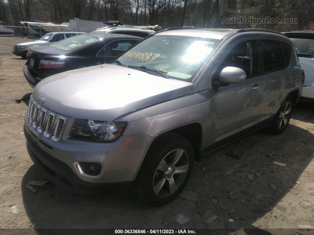 2016 Jeep Compass High Altitude Edition Silver vin: 1C4NJDEB8GD572358