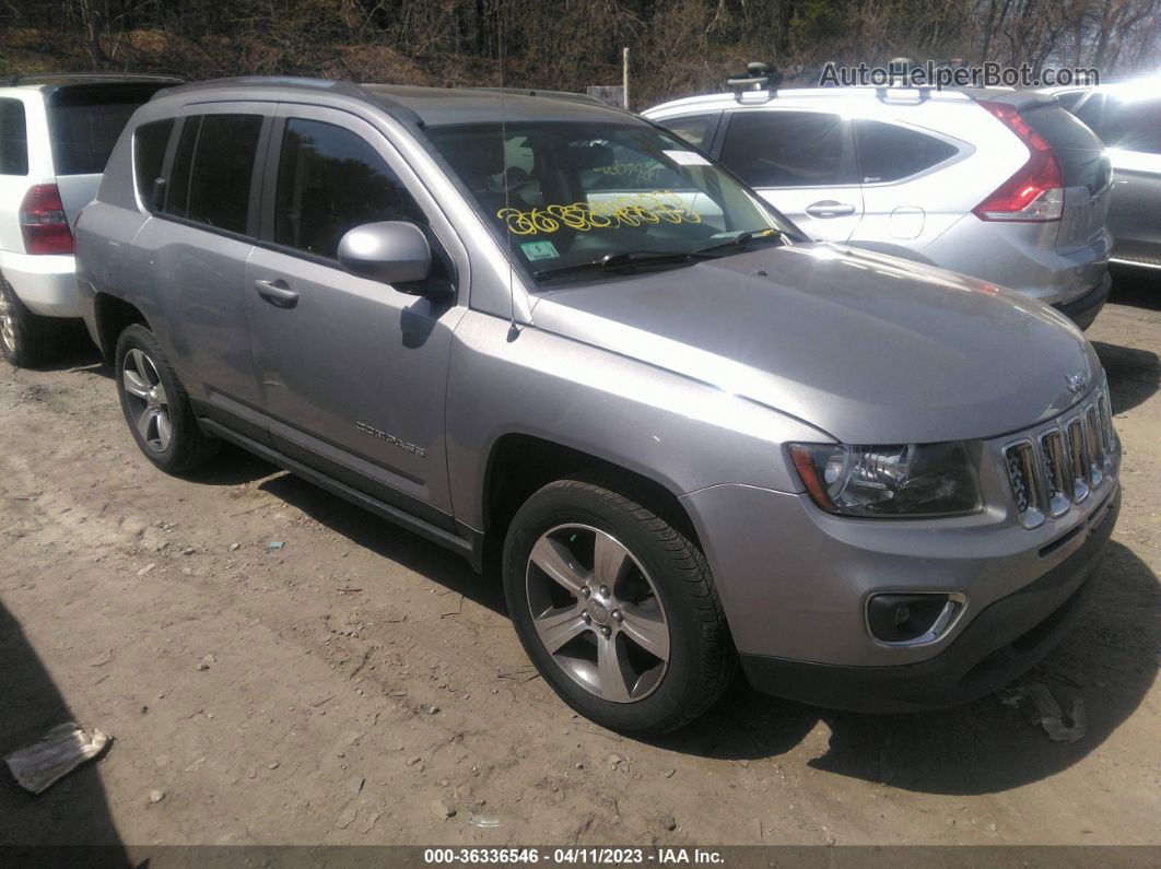 2016 Jeep Compass High Altitude Edition Серебряный vin: 1C4NJDEB8GD572358