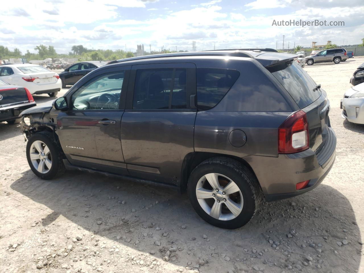 2016 Jeep Compass Latitude Charcoal vin: 1C4NJDEB8GD631134