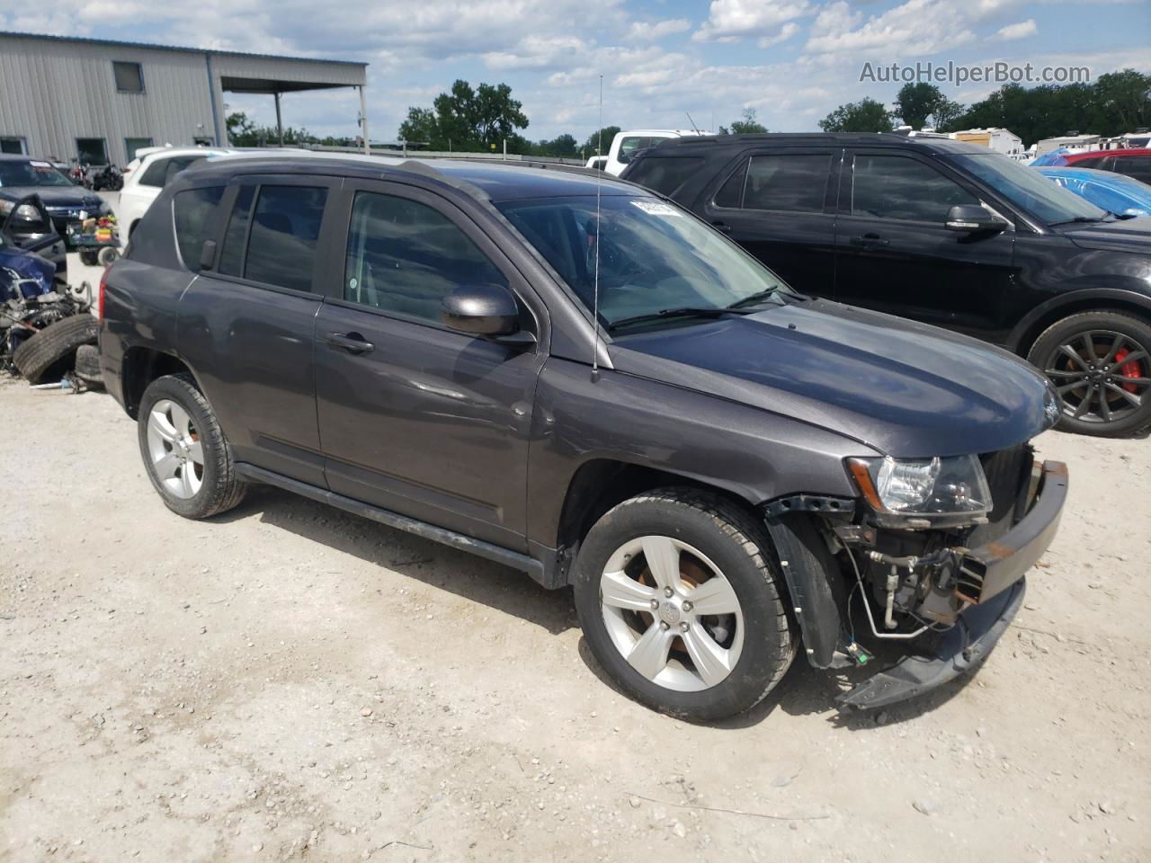 2016 Jeep Compass Latitude Charcoal vin: 1C4NJDEB8GD631134