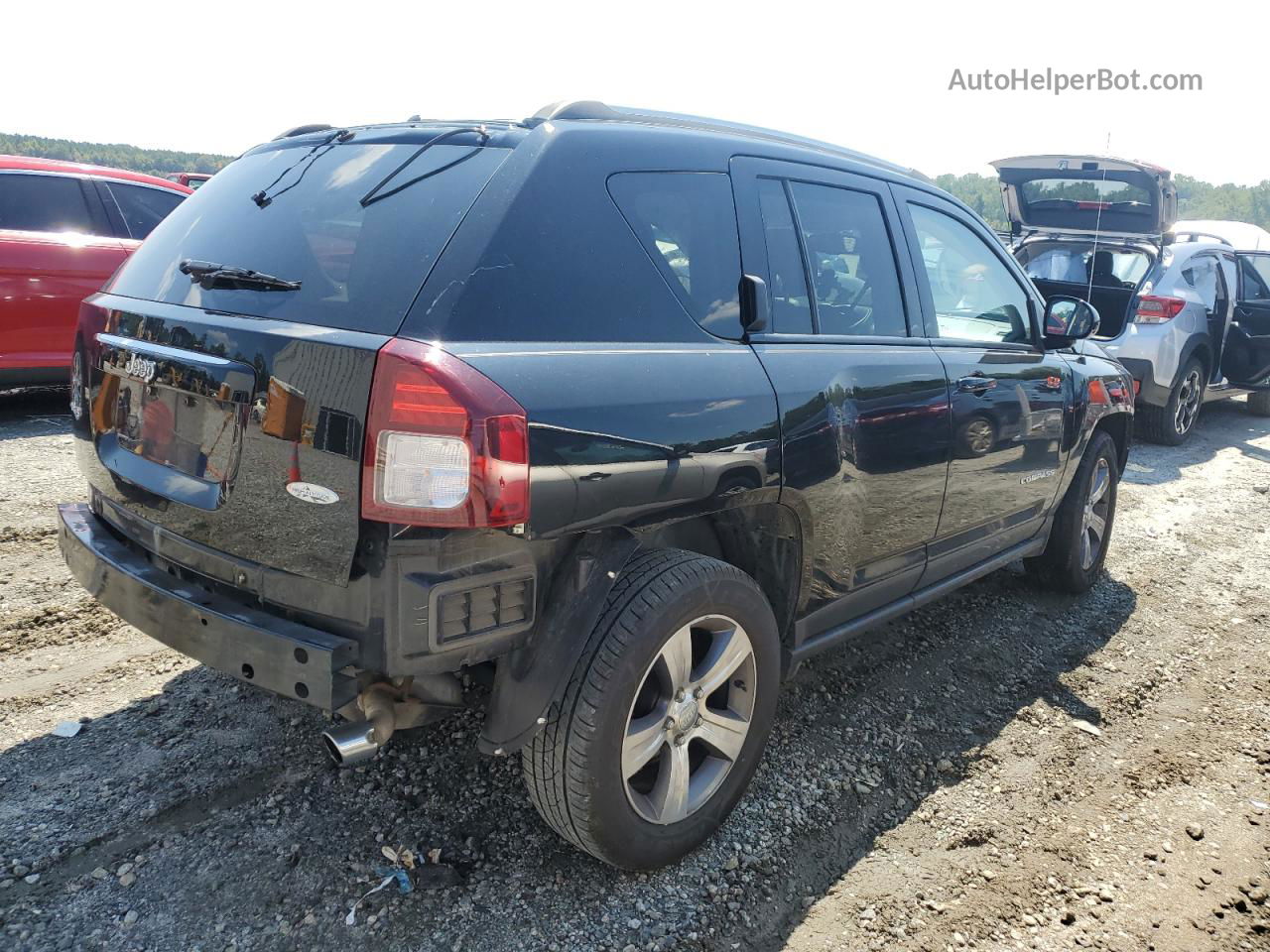 2016 Jeep Compass Latitude Black vin: 1C4NJDEB8GD764380