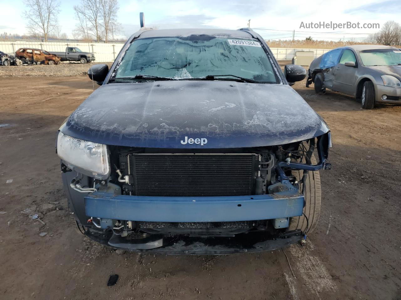 2013 Jeep Compass Latitude Blue vin: 1C4NJDEB9DD114713