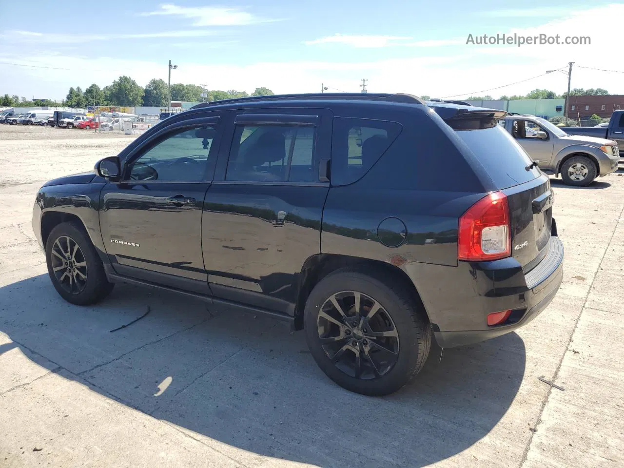 2013 Jeep Compass Latitude Black vin: 1C4NJDEB9DD167413