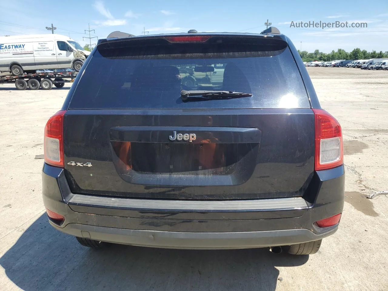 2013 Jeep Compass Latitude Black vin: 1C4NJDEB9DD167413