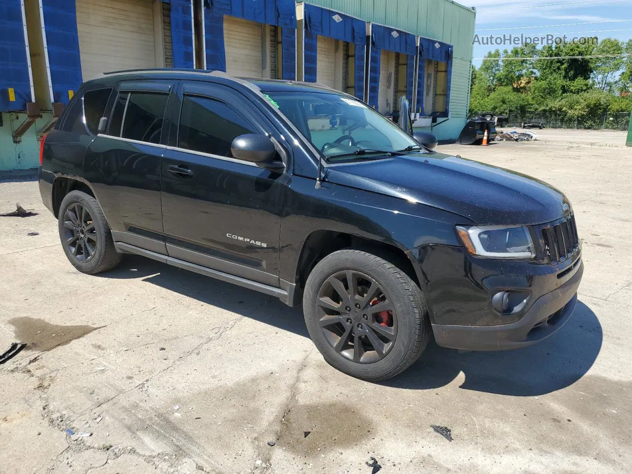 2013 Jeep Compass Latitude Черный vin: 1C4NJDEB9DD167413