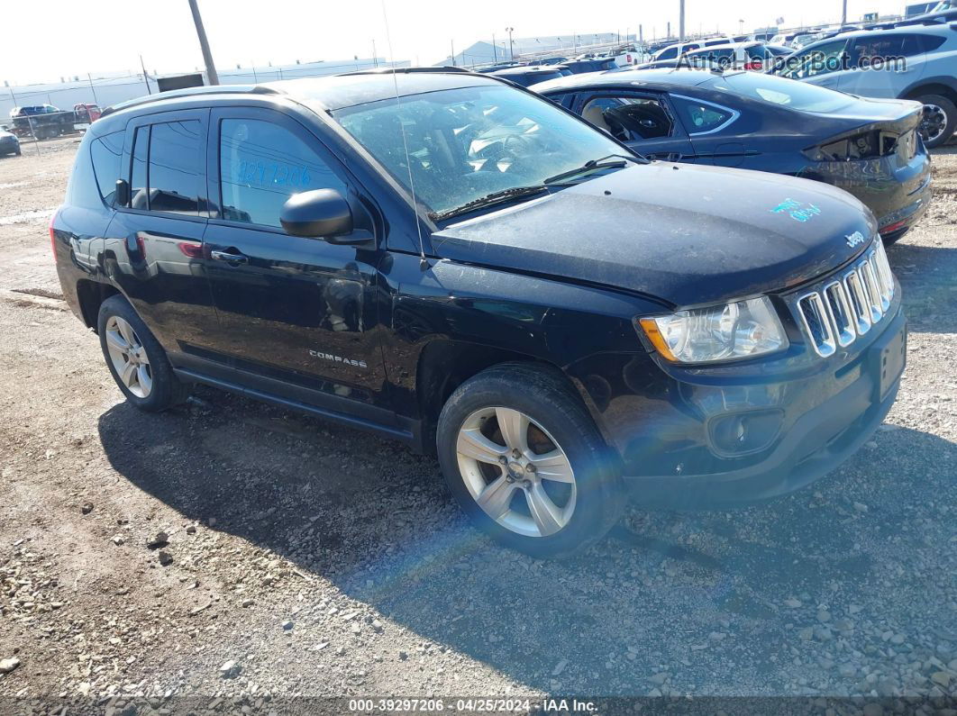 2013 Jeep Compass Latitude Black vin: 1C4NJDEB9DD217579