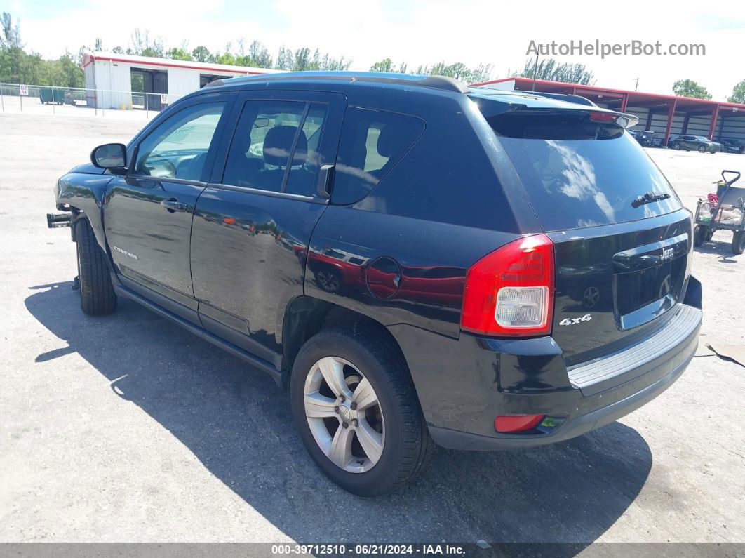 2013 Jeep Compass Latitude Black vin: 1C4NJDEB9DD222670