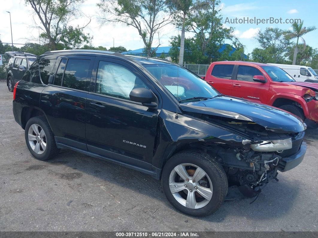 2013 Jeep Compass Latitude Black vin: 1C4NJDEB9DD222670